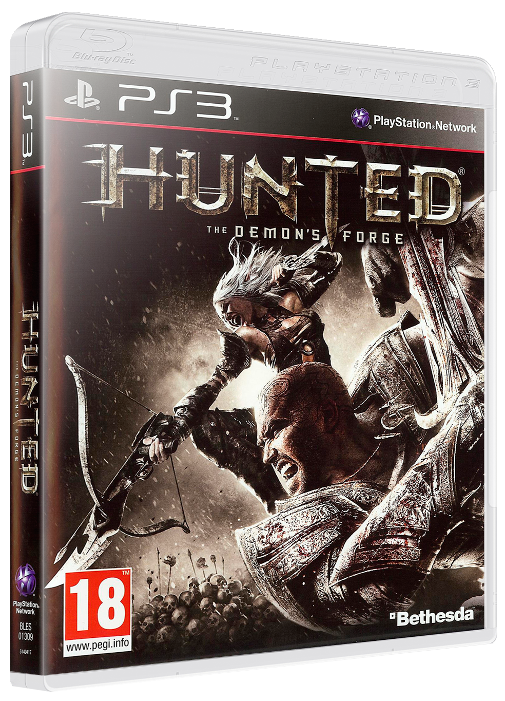 Hunted: The Demon's Forge box art for Playstation 3